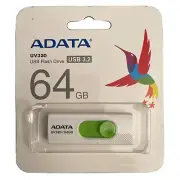 ADATA / 64GB UV320 Capless Design USB 3.2USB Flash Pen Drive WHITE