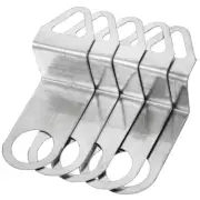 5 Pcs Pendulum Clock Parts Silver Replacement Hooks Accessories