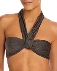 Ramy Brook 298993 Women Sparkle Lura Bikini Top Size S