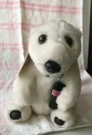 1993 Coca-Cola POLAR BEAR 8 Inch Plush Stuffed Animal