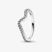 *BRAND NEW* Pandora Timeless Sterling Silver Sparkling CZ Wave Ring 192539C01