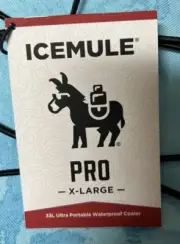 ICEMULE Pro X-Large 33L Collapsible Portable Backpack Cooler Camo Blue New! NWT