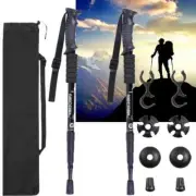 Trekking Poles Hike Walking Stick Nordic Walking Cane Aluminum Ski Hiking Poles