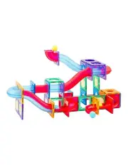[Gem Toys] Durable Magnetic Tiles/Puzzle with Storage Bag 118 Pieces