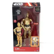 Disney Star Wars TFA C-3PO ￼Interactive ￼Robotic Droid With Sounds Effects NEW