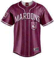 QLD Maroons NRL Mens Slugger Baseball Shirt Sizes S-5XL BNWT