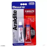 Selleys Araldite 5 Minute Epoxy Adhesive 35ml Holds upto 75kg
