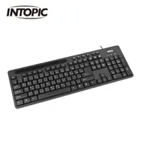 在飛比找PChome24h購物優惠-【INTOPIC 廣鼎】KBD-90 多媒體手機架鍵盤