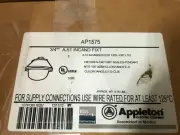 APPLETON AP1575 INCANDESCENT FIXTURE PENDANT New