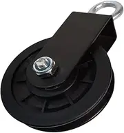 Cable Pulley Wheel Pulley System Lifting 300kg Heavy Duty Lifting Wheel Pull Down Wheel for Wire Rope Crane Traction Home Gym