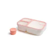 Locknlock 980ml To-go 3-compratment Airtight Bento Box Lunchbox - Pink