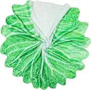 QUMIIRITY Blanket Realistic Cabbage Design Cozy Swaddle for Newborns Soft Material for Strollers Car Seats Cribs Present