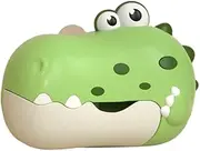 Bath Bubble Machine - 21x15.5x8cm, ABS, Dinosaur Shape, Electric, Music, Suction Cup, Portable | Automatic Baby Bathtub Toy with Creative Design, Children Bathing Companion, Fun Bath Toy for Age 3+