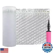 Hijelyn Inflatable Bubble Cushioning Wrap Roll Bottle Shipping Sleeves 15.7"x
