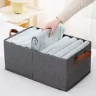 Closet Basket Portable Handles Storage Wardrobe Cloth Storage Box Flexible