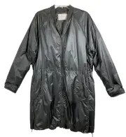 Athleta Womens Coat Size L Black Summit Primaloft Shell Full Zip Long Sleeves