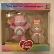 Care Bears Tenderheart Cheer Collectible Flocked Poseable Figures TCFC 2024