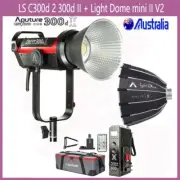 Aputure LS C300d II 5500K LED Video Continuous Light Bowens + Light Dome mini II