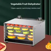 YA Dehydrators For Food And Jerky With 24H Timer 5 Drying Racks 400W 30-90℃ Vege