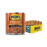 BUSH'S BEST 16 oz Canned Original Baked Beans Source of Plant Based Protein a...