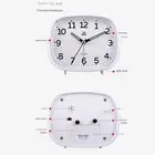 Large Display Alarm Clock Snooze Feature Built-In Night Light For Bedside Table