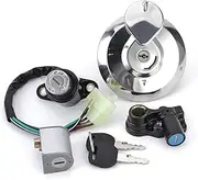 For Honda CBT125 Fuel Gas Cap Ignition Switch Seat Lock with Key Kit
