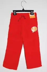 NWT Gymboree Infant Boys Bright Red Fleece-Lined Tech Pants sz 12-18M