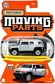 [Matchbox] 2022 Silver Toyota FJ Cruiser Moving Parts 1:64 Scale Collectible Die Cast Metal Toy Car Model #50