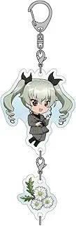 Girls und Panzer Final Chapter Anchovy Linked Acrylic Key Chain