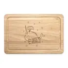 Narwhal Not A Unicorn Rectangular Wooden Chopping Board - Funny Joke