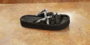 New! Rag & Bone 'Kris' Slide Sandal Black Rope Womens Size 9 US 39 Eur MSRP $395