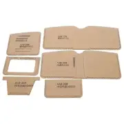 Acrylic Template Set Clear Wallet Pattern Stencil Making Craft DIY Tool
