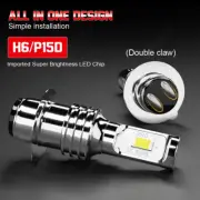 For Kawasaki Mule 600 610 3000 3010 2x H6M 80W 6000k LED Headlight White Bulbs