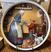 1986Norman Rockwell Collector Plate Knowles The “Pantry Raid” NEW in Box COA