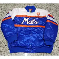 在飛比找蝦皮購物優惠-METS 紐約 大都會隊 棒球外套 嘻哈 饒舌 尺寸S~XL