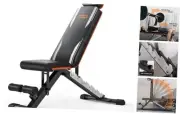 Weight Bench for Home Gym, Adjustable and Foldable 700LB/800LB Black 800LB