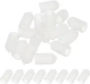 uxcell 7.1x13mm (IDxL) Rubber End Caps, 16 PCS Rubber Caps High Temp Tips Screw Silicone Flexible Thread Protector for Pipes Screw Blots Tube Fishing Jigs