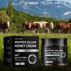 2OZ Orgnic.Grass Feded Tallow Honey Cream Men's Face&Body + Manuka Honey