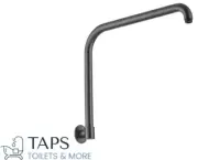 Ideal Series- Gooseneck Shower Arm (26) -BRUSHED GUN METAL