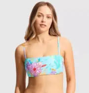 Seafolly "Under the Sea" U/Wire Bikini Top Size 14 DD Cup