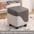 Small Stool, Low Stool, Light Luxury Coffee Table Stool for Home Living Room, So