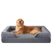 Orthopedic Dog Beds Large Sized, XL Washable Dog Sofa with Egg-Crate Foam, Wa...
