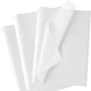 Metallic White Tissue Paper 20"X14", 60 Sheets Pearlescent Shiny White Tissue Pa