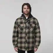 Hard Yakka Quilted Flannel Shacket