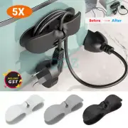 5pcs x Wire Cable Organizer Holder Cord Wrapper Winder for Kitchen Computer