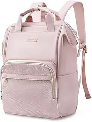 [bagsmart] Laptop Backpack 15.6 Inches Women Backpack Stylish Stitch Pattern