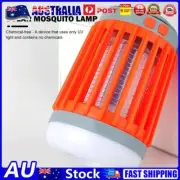 Bug Zapper Solar Powered UV LED Mosquito Insects Bugs Killer (Orange) AU