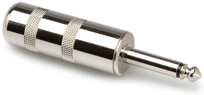 HOSA JMB-025 Speaker Monitor Cable Audio Connector Shell - Jumbo 1/4" TS
