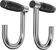 Upgrated Pull Up Assistance Resistance Bands Handles, Unique Steel Stretch Elastic Exercises Band Attachment Handles with Rubber for Pull-up Bars Workouts Home Gym