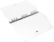 DOITOOL Notebook Cover Transparent Binder Shell for Loose Leaf Planners Office Accessory Aesthetic School Journal Binder Plastic Notebook Shell
